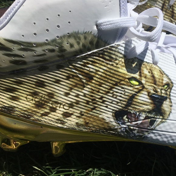 Adidas Mens Size 17 Cheetah Football Cleats - Picture 2 of 7